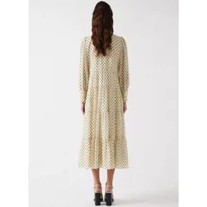 LK Bennett Polly Tie Neck Georgette Dress